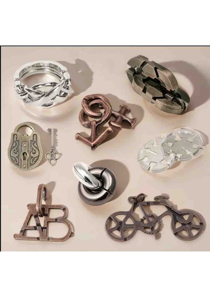 yama Metal Puzzle 8 Adet