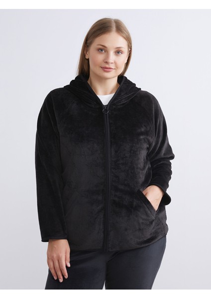 Yeni Sezon Kapüşonlu Pelüş Kadın Pijama Üstü fiyatları