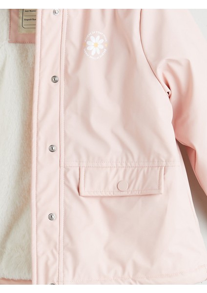 Yeni Sezon Kapüşonlu Kız Çocuk Mont modelleri