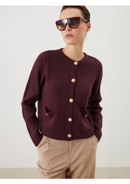 Yeni Sezon Bisiklet Yaka Kadın Triko Hırka fırsatları