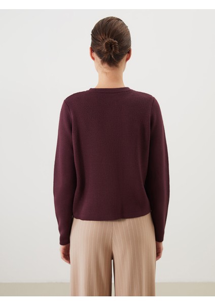 Yeni Sezon Bisiklet Yaka Kadın Triko Hırka indirimleri