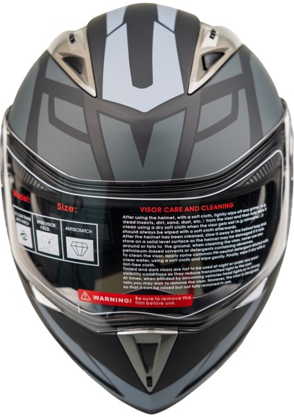 JK20 Motopoint JK-902 Güneş Vizörlü Çene Açılır Kask