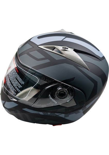 JK20 Motopoint JK-902 Güneş Vizörlü Çene Açılır Kask modelleri