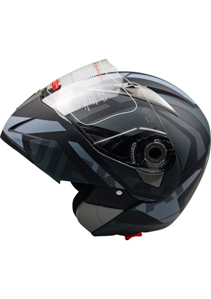 JK20 Motopoint JK-902 Güneş Vizörlü Çene Açılır Kask indirimleri