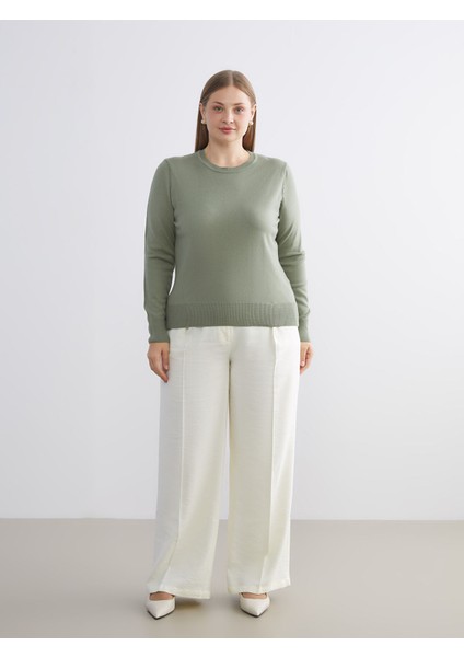 Yeni Sezon Bisiklet Yaka Kadın Triko Kazak fırsatları