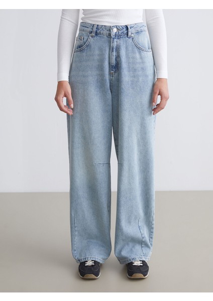 Yeni Sezon Baggy Fit Kadın Jean Pantolon fiyatları