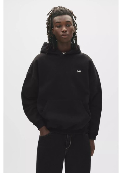 Erkek Stwd Baskılı Sweatshırt Oversize