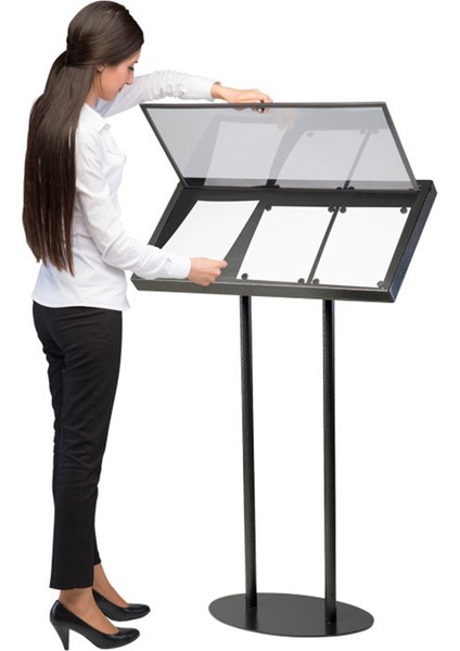 3xa4 Restoran&menü Panosu - Siyah Renk Manyetik Kaldırım Reklam Panosu - Ayaklı Menü Panosu fiyatları