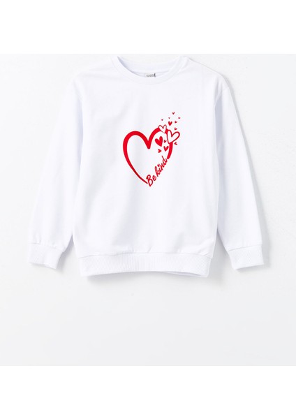 Yeni Sezon Bisiklet Yaka Kız Çocuk Sweatshirt modelleri