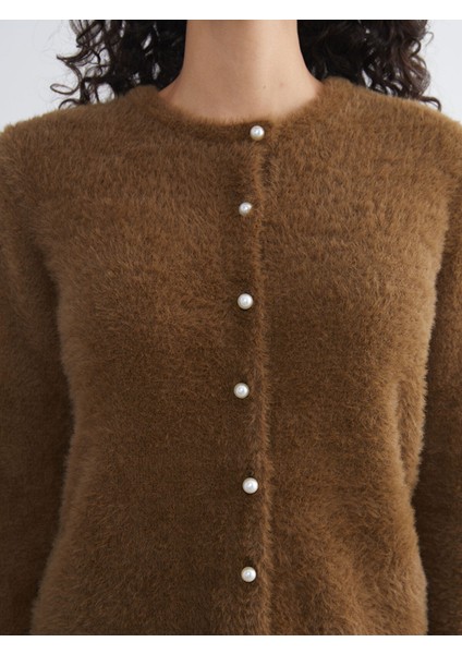 Yeni Sezon Bisiklet Yaka Kadın Triko Hırka modelleri