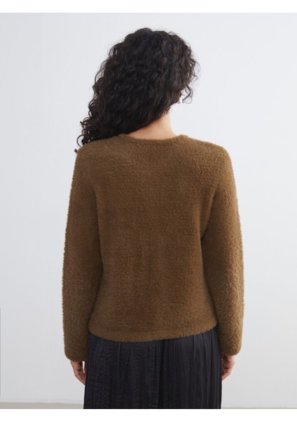 Yeni Sezon Bisiklet Yaka Kadın Triko Hırka fırsatları