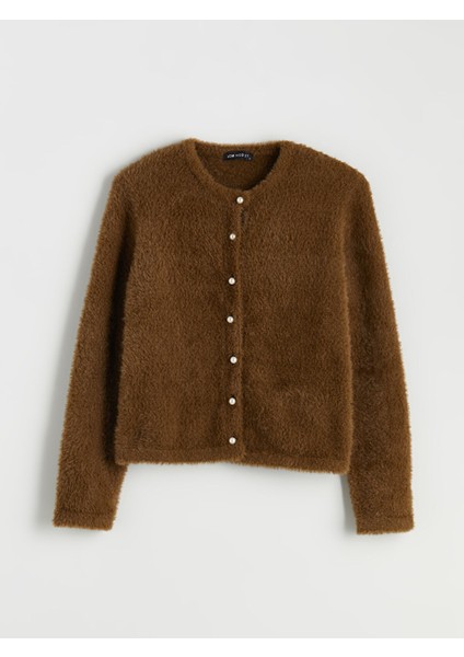 Yeni Sezon Bisiklet Yaka Kadın Triko Hırka indirimleri