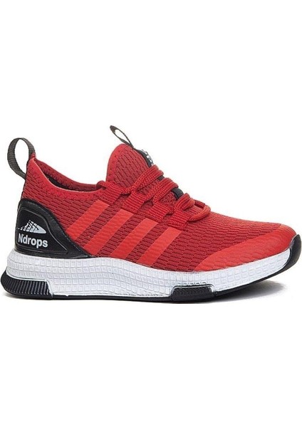 Rahat, Hafif, Ortopedik, Yazlık, Bağcıksız, Fileli Sneaker Kırmızı Çocuk Spor Ayakkabı