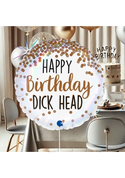 Happy Birthday Dick Head Supertrend Folyo Balon 18"