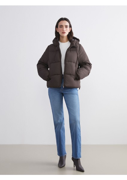 Yeni Sezon Kapüşonlu Kadın Şişme Mont fiyatları