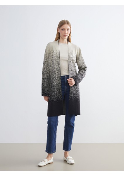 Yeni Sezon Şal Yaka Desenli Kadın Triko Hırka fiyatları