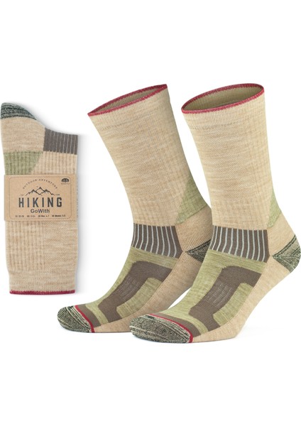 Yünlü Taban Altı Havlulu Dikişsiz Hiking Çorabı 3592