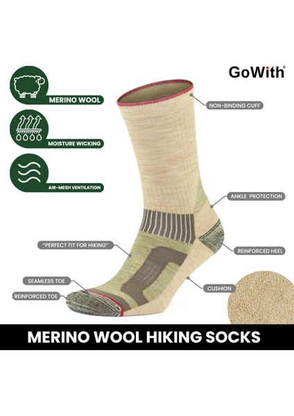 Yünlü Taban Altı Havlulu Dikişsiz Hiking Çorabı 3592 modelleri