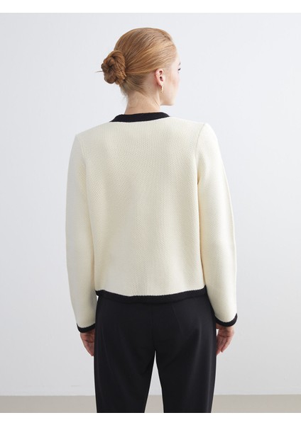 Yeni Sezon V Yaka Bağlamalı Kadın Triko Hırka fırsatları