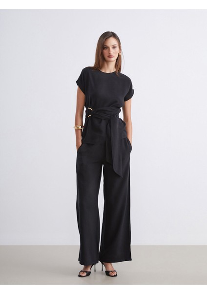 Yeni Sezon Bisiklet Yaka Kuşaklı Bluz fiyatları