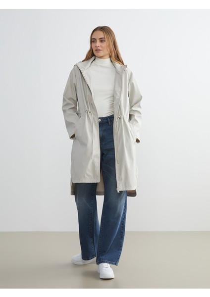 Yeni Sezon Kadın Kapüşonlu Düz Yağmurluk fiyatları