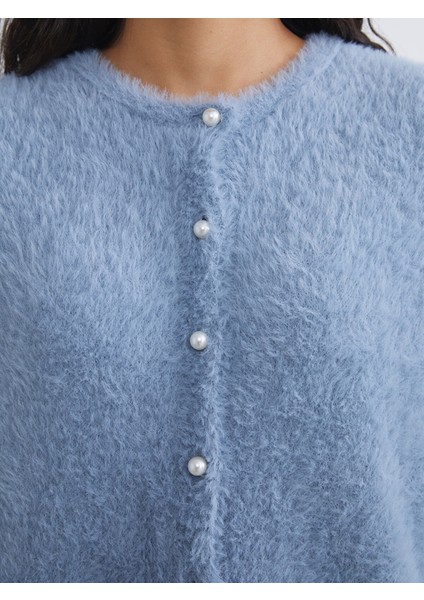 Yeni Sezon Bisiklet Yaka Kadın Triko Hırka modelleri