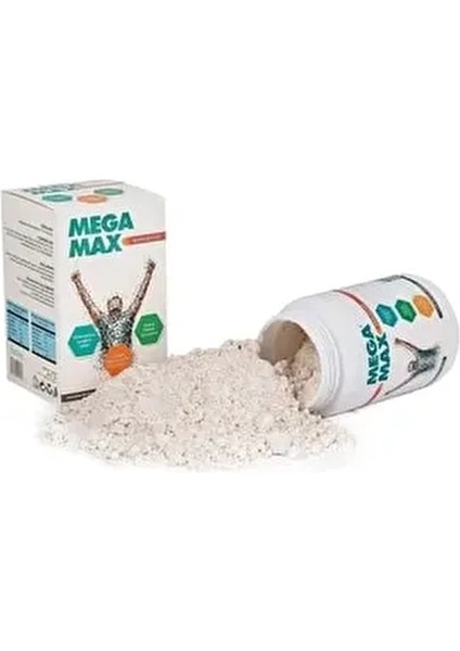 Megamax 240 gr x 2 Kutu Iştah Açıcı Kilo-Aldırıcı Toz Doğal İçerik ile Sporculara Uygun