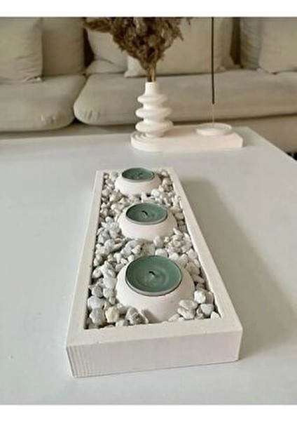 Tabaklı Mumluk Dekoratif Mumluk (Mumlar Dahil Değildir) fırsatları