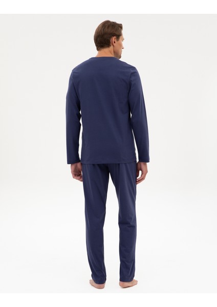 Erkek Indigo Pijama Takımı 50322652-320 indirimleri