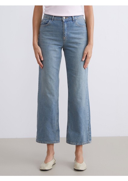 Yeni Sezon Wideleg Kadın Jean Pantolon fırsatları