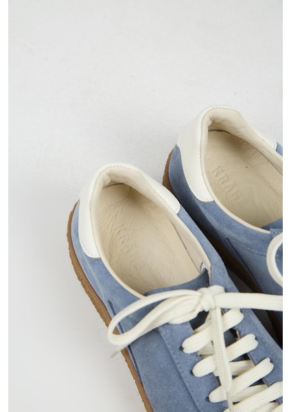 Palminteri 2 Erkek Hakiki Deri Bağcıklı Mavi-Ekru Sneakers indirimleri