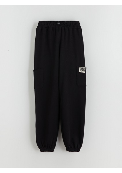 Yeni Sezon Beli Lastikli Kız Çocuk Jogger Eşofman Altı fiyatları