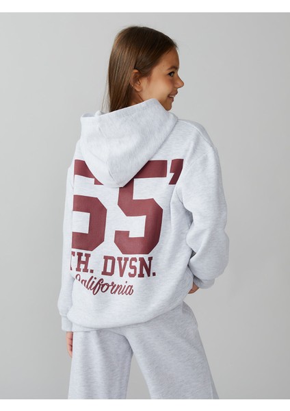 Yeni Sezon Kapüşonlu Kız Çocuk Sweatshirt