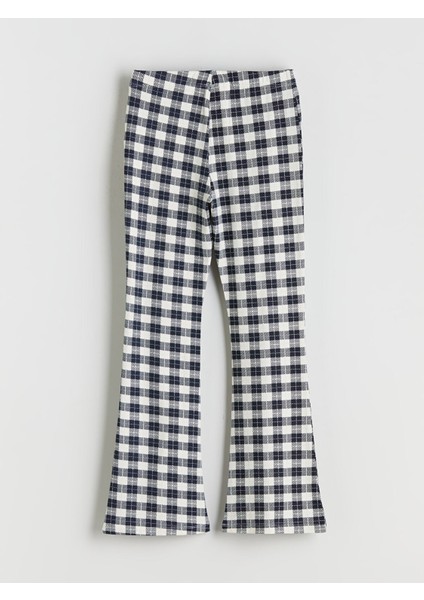 Yeni Sezon Beli Lastikli Ekose Kız Çocuk Tayt fiyatları