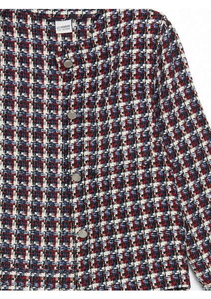 Yeni Sezon Bisiklet Yaka Kız Çocuk Tüvit Gömlek Ceket modelleri