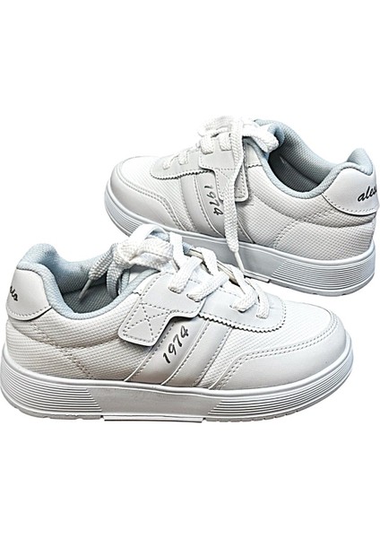 Düz Taban Sneaker Kız Erkek Ipli Çocuk Günlük Spor Ayakkabı modelleri