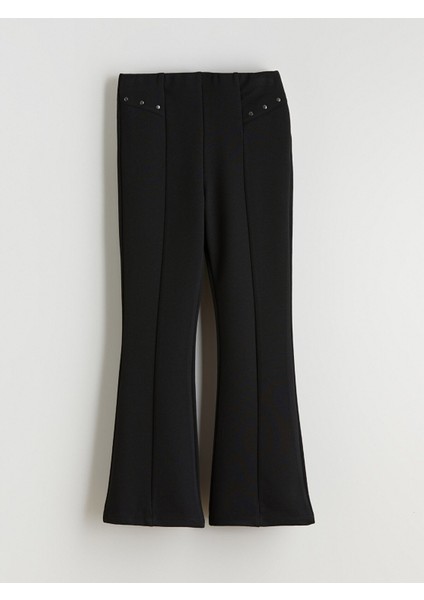 Yeni Sezon Beli Lastikli Ispanyol Paça Kız Çocuk Tayt fiyatları