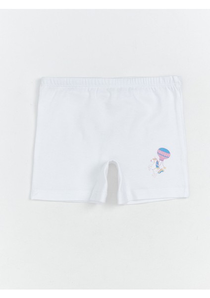 Yeni Sezon Baskılı Beli Lastikli Kız Çocuk Boxer