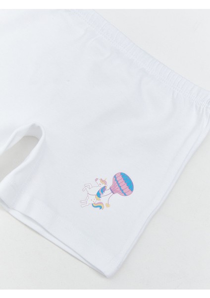 Yeni Sezon Baskılı Beli Lastikli Kız Çocuk Boxer modelleri