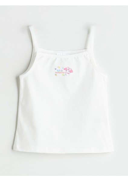 Yeni Sezon Kare Yaka Hello Kitty Baskılı Kız Çocuk Atlet 2'li indirimleri