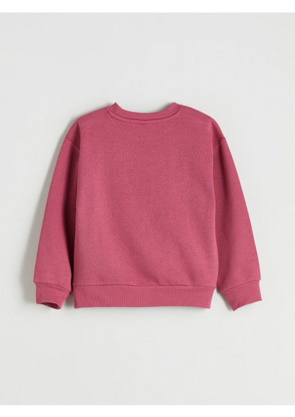 Yeni Sezon Bisiklet Yaka Kız Çocuk Sweatshirt modelleri