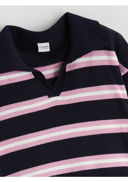 Yeni Sezon Polo Yaka Kız Çocuk Triko Kazak fırsatları