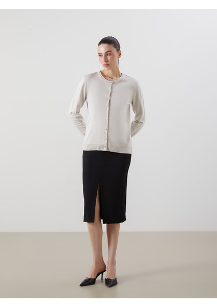 Yeni Sezon Bisiklet Yaka Kadın Triko Hırka modelleri