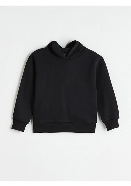 Yeni Sezon Kapüşonlu Basic Kız Çocuk Sweatshirt