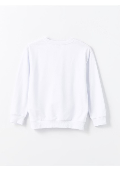 Yeni Sezon Bisiklet Yaka Kız Çocuk Sweatshirt fırsatları