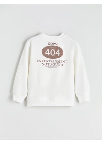 Yeni Sezon Bisiklet Yaka Kız Çocuk Sweatshirt