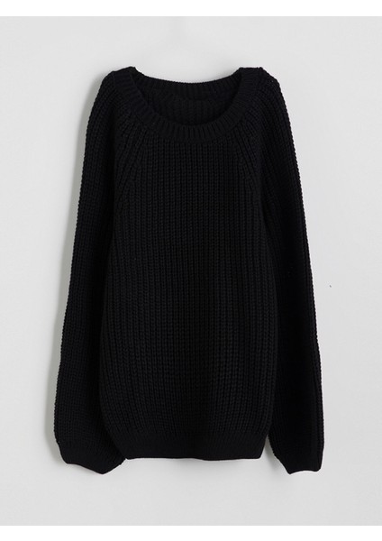 Yeni Sezon Bisiklet Yaka Kız Çocuk Triko Kazak