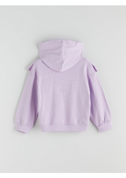 Yeni Sezon Kapüşonlu Fermuarlı Kız Çocuk Sweatshirt indirimleri