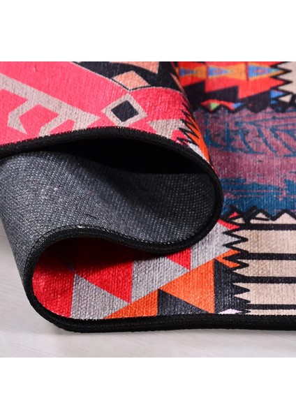 Bruciato Patchwork Multi Polyester ve Pamuklu Kaydırmaz Tabanlı Dijital Baskı Halı fırsatları