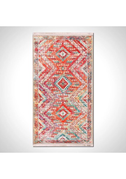 Diavolo Klasik Göbekli Multi Polyester ve Pamuklu Kaydırmaz Tabanlı Dijital Baskı Halı fiyatları